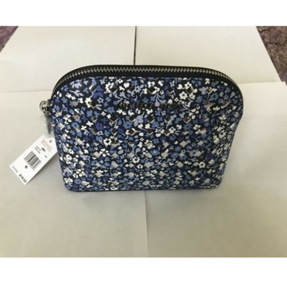 Michael Kors Cosmetic Case Emmy Floral Pouch - Picture 1 of 4